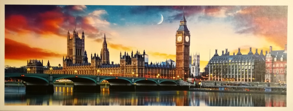 0500 Big Ben and Palace in Westminster, London foto