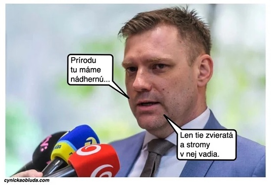 minister na pohladanie