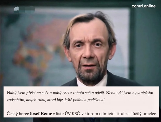 aj Kemr odmietol