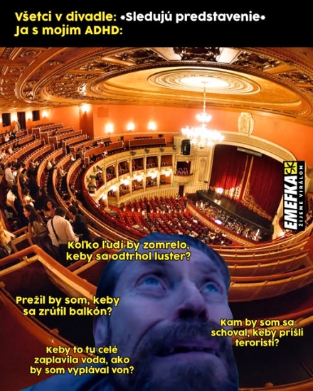 pocity divaka s ADHD