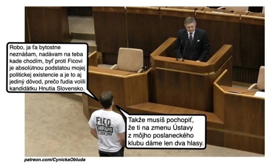 len dva hlasy