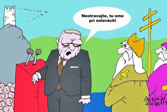 Sliacky tu sme pri oslavach