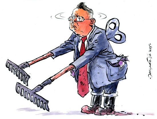 Danglar minister na klucik