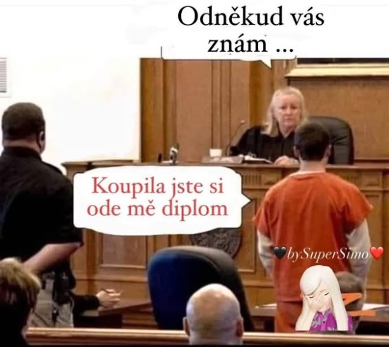 prekvapenie na sude