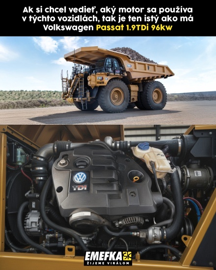 rozne auta, rovnaky motor