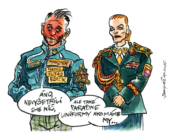 Danglar uniformy su ich limitom