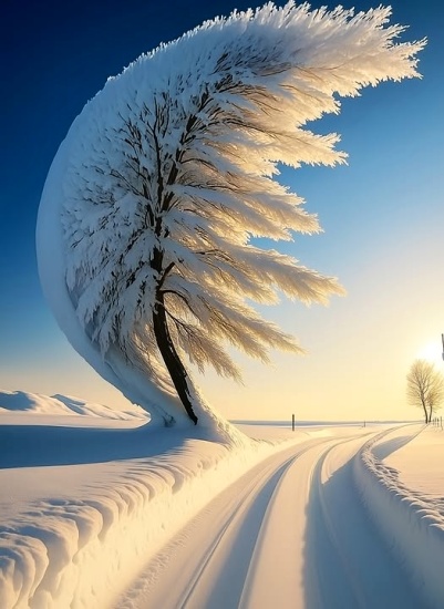 vetrom a zimou formovany