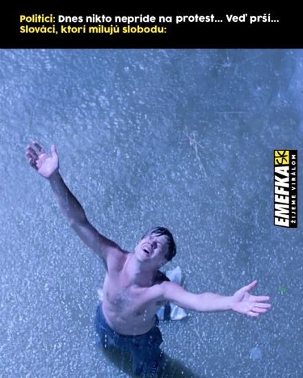 pridu, lebo dazd je mensie zlo