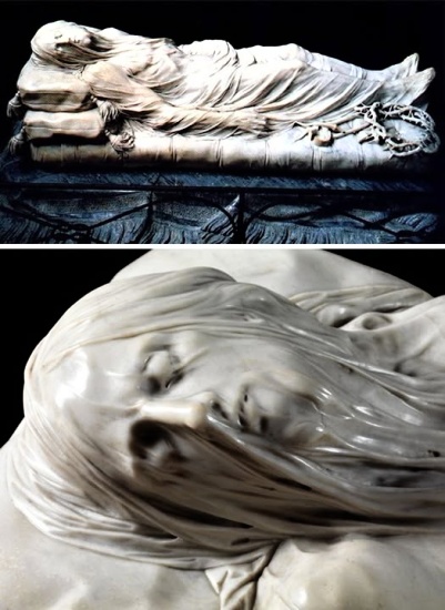 Giuseppe Sanmartino Zahalený Kristus