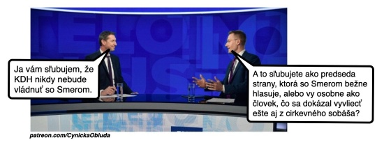 vasim slubom neverite ani vy sam