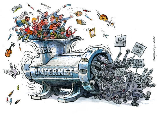 Danglar sila internetu