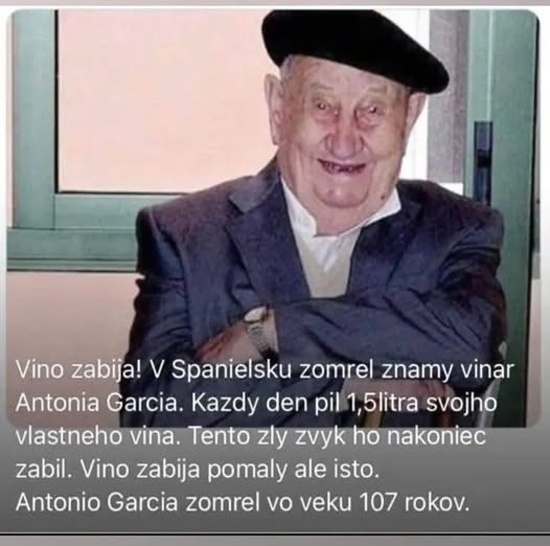 vino ho pomaly zabilo