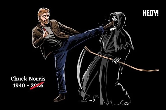 Chuck Norris si prisiel pre smrt