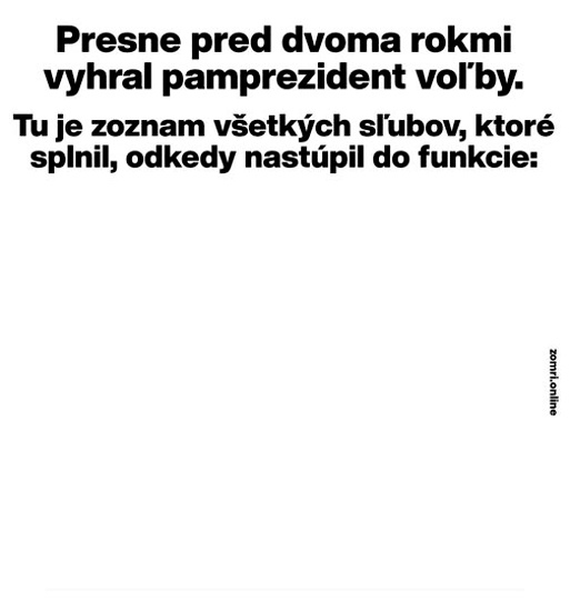 po dvoch rokoch nic