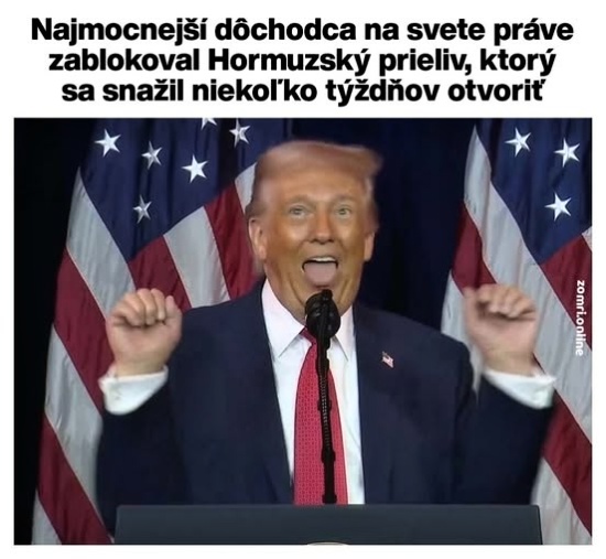blokuje, co neotvoril