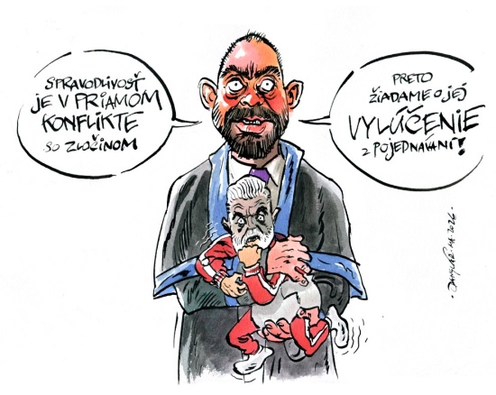 Danglar namietka zaujatosti