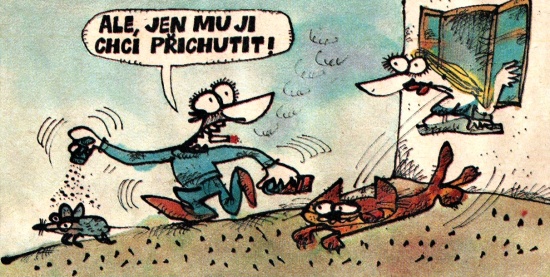 Vycital iba ju prichutim