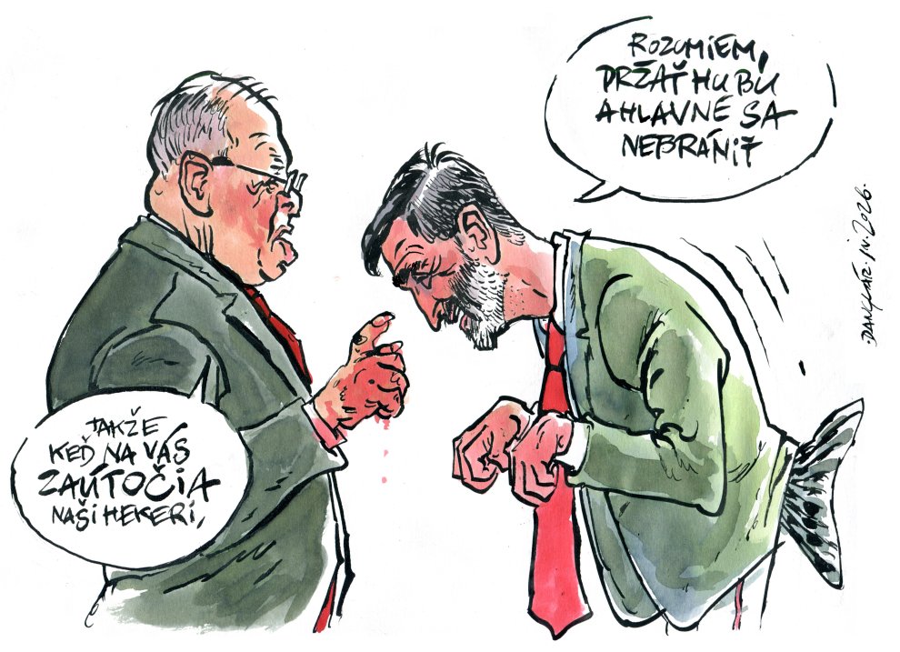 Danglar drzat hubu a nebranit sa