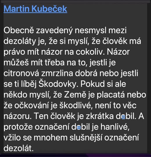 dezolat ako eufemizmus pre debila