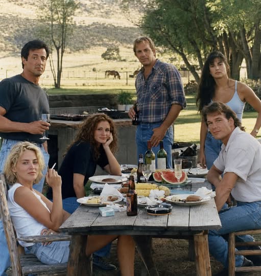 Sylvester Stallone, Sharon Stone, Julie Roberts, Kevin Costner, Demi Moore, Catherine Zeta-Jones, Patrick Swayze