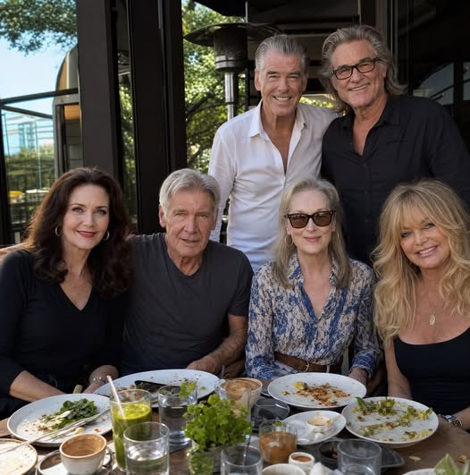 Lynda Carter, Harrison Ford, Pierce Brosnan, Meryl Streep, Kurt Russel, Goldie Hawn