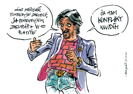 Danglar neviditelny konflikt