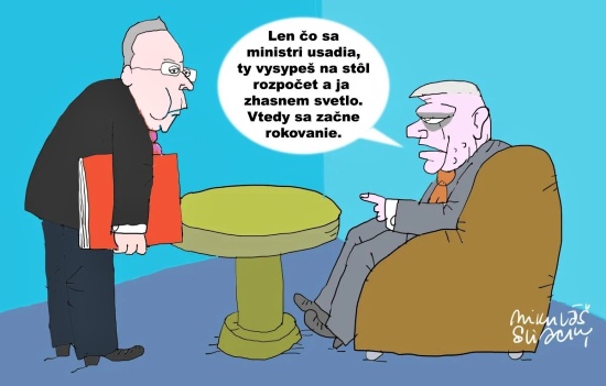 Sliacky podmienka rokovania