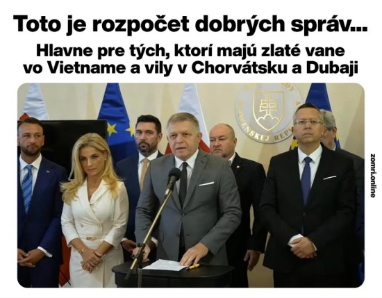 rozpocet pre vybranych