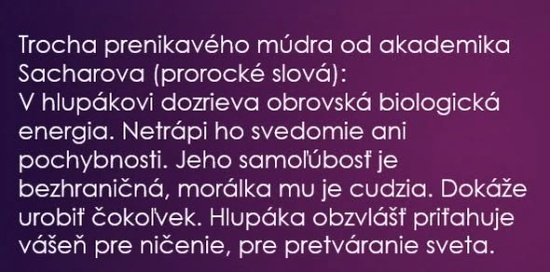 vyrok Sacharova