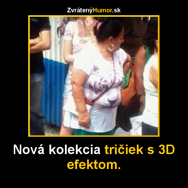 3D tricko