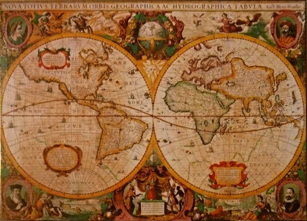 1000 Anticka mapa foto