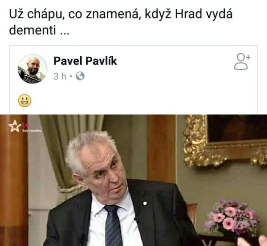 dementi z hradu